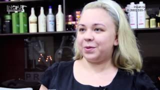 Массовое обучение выпрямлению волос от Иноар.