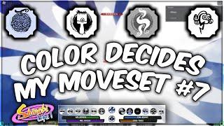 COLOR DECIDES MY MOVESET PART 7 | Shinobi Life 2