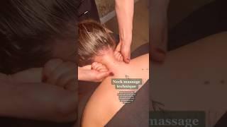 Best technique for neck massage | gardan k massage ki best technique #lifehacks #massage