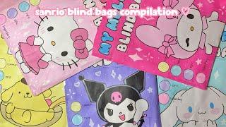 SANRIO blind bags compilation 🩷 | ASMR paper crafts | sanriolve