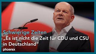 SPD-Parteitag: Rede des Bundeskanzler Olaf Scholz