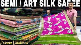 Semi / Art Tussar Silk | Gheecha Silk | Crushed Tissue | Jimmy Choo | Bhagalpuri Silk | Organza