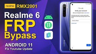 Realme 6 (RMX2001) Bypass FRP Android 11 Without PC | Free Work 2024