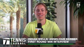 Angelique Kerber Talks First Victory Back in Tennis Paradise