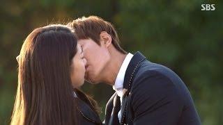 'Ecstasy' Lee Min Ho, Park Shin Hye silenced the kiss (heirs 9)