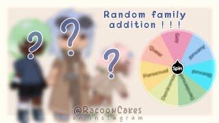 CREATING A GACHA FAMILY USING A SPIN WHEEL || trend || gachaclub