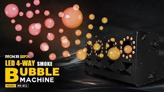 MOKA SFX MK-B12 LED 4 Way Smoke Bubble Machine | Fog Bubbles For Wedding Party Stage Event