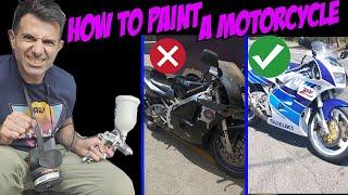 How to paint a Motorcycle Suzuki RGV250