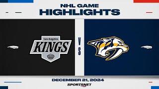 NHL Highlights | Kings vs. Predators - December 21, 2024