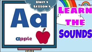 ABC Phonics for Kids | Letters and their Sounds A - Z | Unit 1 - Lesson 1