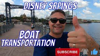 How to Utilize Disney Springs Boat Transportation For Disney World Resorts!