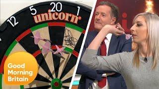 Piers Goes Head-to-Head With Darts Champion Fallon Sherrock | Good Morning Britain