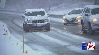 Weather Alert: Snowfall making for slow, slippery travel