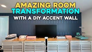 Transform any room INSTANTLY with this DIY shiplap accent wall!