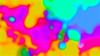 Psychedelic Colorful Neon Background - Blur Ocean of Color (1 Hour / No Sound)