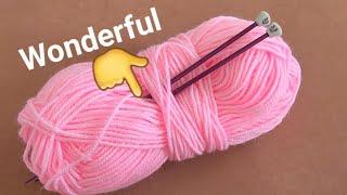 PERFECT An unusual knitting stitch! very easy and beautiful knitting pattern