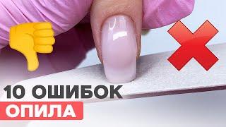 10 mistakes regarding a SHARP SQUARE nail shape