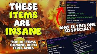 INSANE Items coming with Firelands! Top 10 of the best! | Cataclysm Clasic