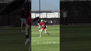49ers LB Marcelio McCrary-Ball shows his quick feet and hands