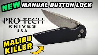 NEW Manual Protech Knives TR3 INTEGRITY Button Lock