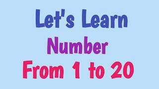 Number song 1-20 for children | Counting numbers | The Singing Walrus