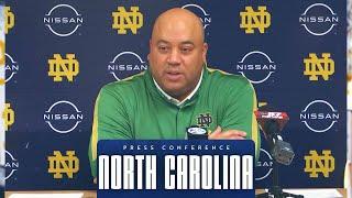 North Carolina Postgame Press Conference 1.4.25 | Notre Dame Men’s Basketball