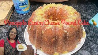 The Best Pineapple Cream Cheese Pound Cake Ever