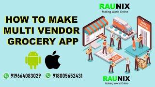 How to make multi vendor App in Dubai |  Multivendor App in Dubai | Topbasket | Raunix