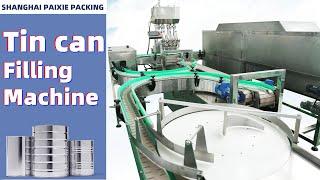 Automatic Tin Can filling sealing production line - Shanghai Paixie