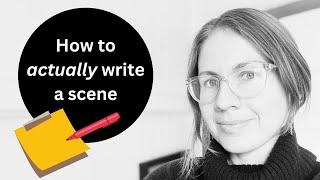 How to *actually* write a scene for a fiction book