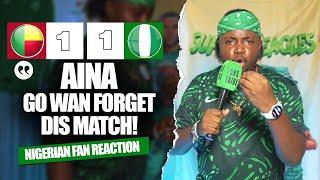 BENIN REPUBLIC 1-1 NIGERIA ( Tox - NIGERIAN FAN REACTION) - 2025 AFCON Qualifiers HIGHLIGHTS 23-24