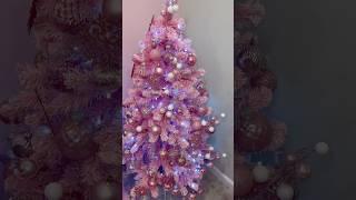 Pink Christmas Tree Decor | Decorate my Tree with me 🩷 #pinkmas #pinkchristmas