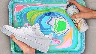 HYDRO Dipping AIR Force 1's!! 