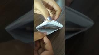 how to make a paper purse without glue and scissor