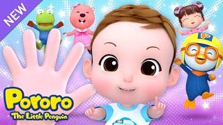  Head, Eyes, Nose Song | One Little Finger | Learning for Toddlers | Pororo Baby Songs