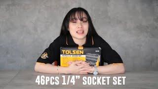 GUIDE #29: WHAT'S INSIDE TOLSEN 46PCS 1/4" SOCKET SET?