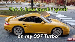 PORSCHE 997 Turbo: COST OF ADMISSION. How much I spent on my 911 Turbo.