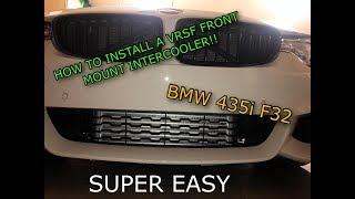 HOW TO INSTALL A VRSF INTERCOOL ON A BMW 435i