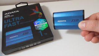 ADATA SE800 (1TB External SSD, USB-C, Shockproof, Dustproof, Waterproof)