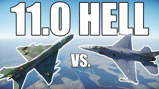 War Thunder - 11.0 IS HELL (MiG 21-bis Gameplay)