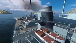 Battle of warship once more World of Warships Blitz: Battleship Tirpitz