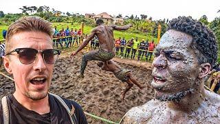 Ugandan Mud Wrestling Madness Gone Wrong! 