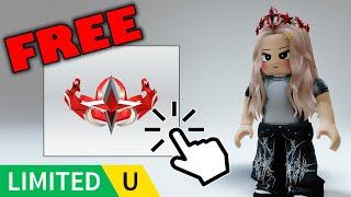 FREE LIMITED UGC | How to get Red Super Star Crown in Don't Touch on Roblox