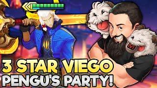 3 Star Viego - Pengu's Party is Back!! | TFT Cyber City | Teamfight Tactics