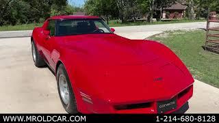 1980 CHEVROLET CORVETTE FOR SALE $13,900 WWW.MROLDCAR.COM