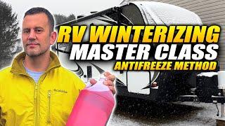 RV Winterizing Made Easy - Step by Step Process for Beginners (Antifreeze Method)