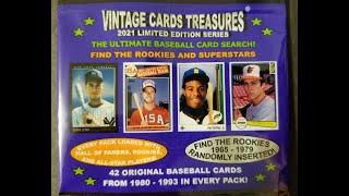 2021 VINTAGE CARDS TREASURES PACK BIG ROOKIE FINDS 1965 - 1979 TOPPS ROOKIE SEARCH 1968 Nolan Ryan ?