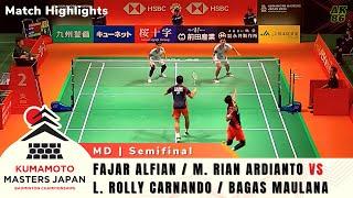 Fajar Alfian/Muhammad Rian Ardianto vs Leo Rolly Carnando/Bagas Maulana | Japan Masters 2024 - SF