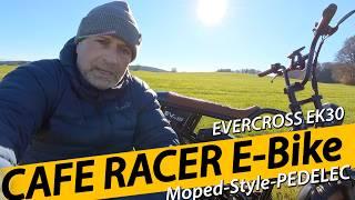 Evercross Ek30 Pedelec cafe racer e bike   4K