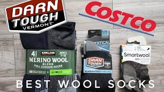 Best Wool Socks Better than Darn Tough Smart Wool COSTCO Hiking Work